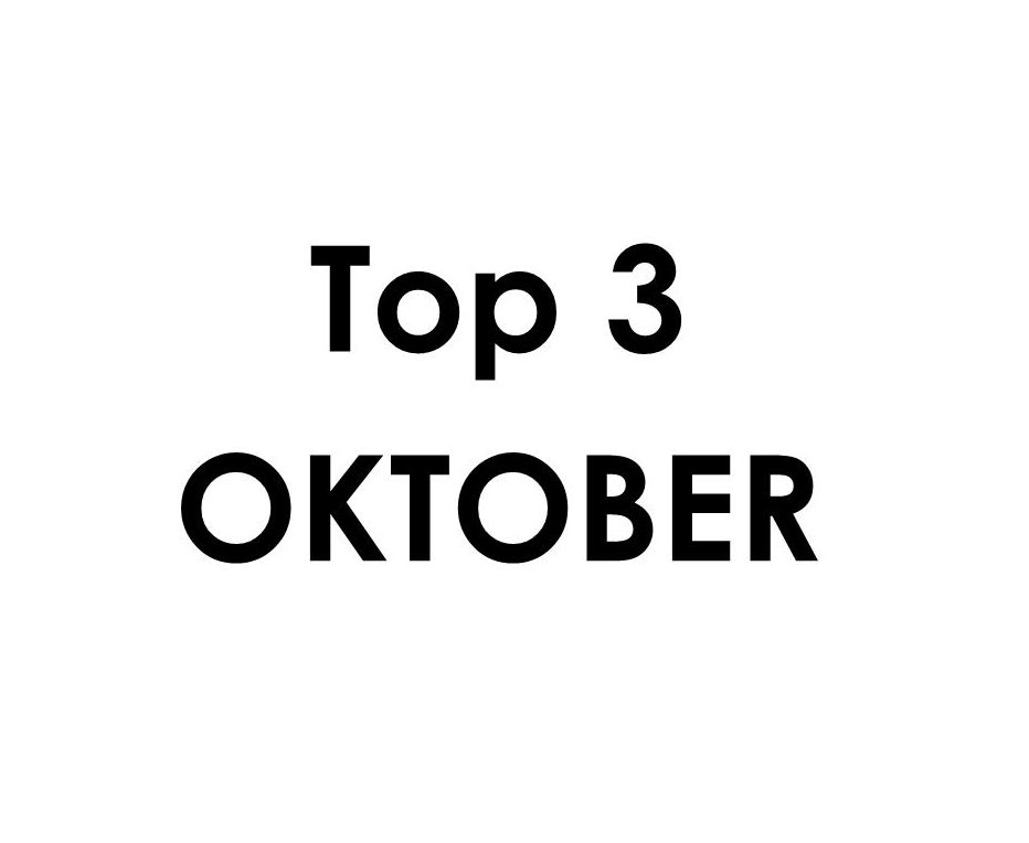Top 3 – oktober